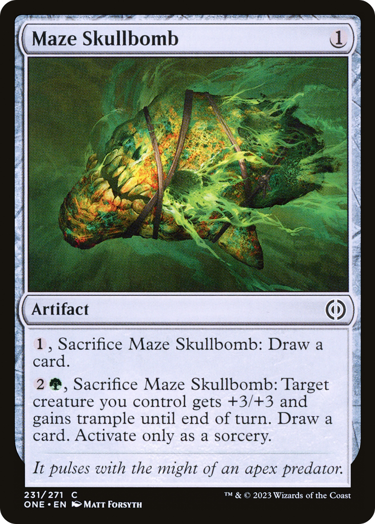 Maze Skullbomb [Phyrexia: All Will Be One] | Exor Games Dartmouth