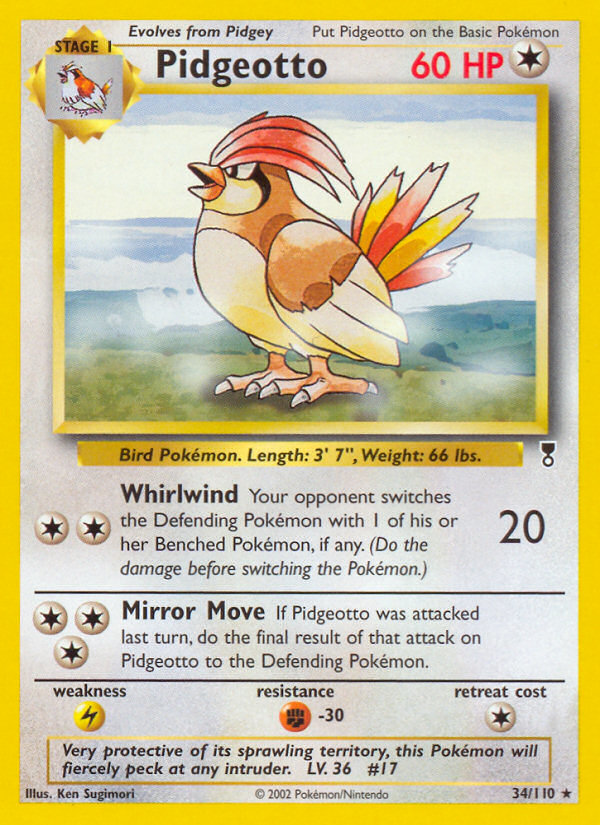 Pidgeotto (34/110) [Legendary Collection] | Exor Games Dartmouth