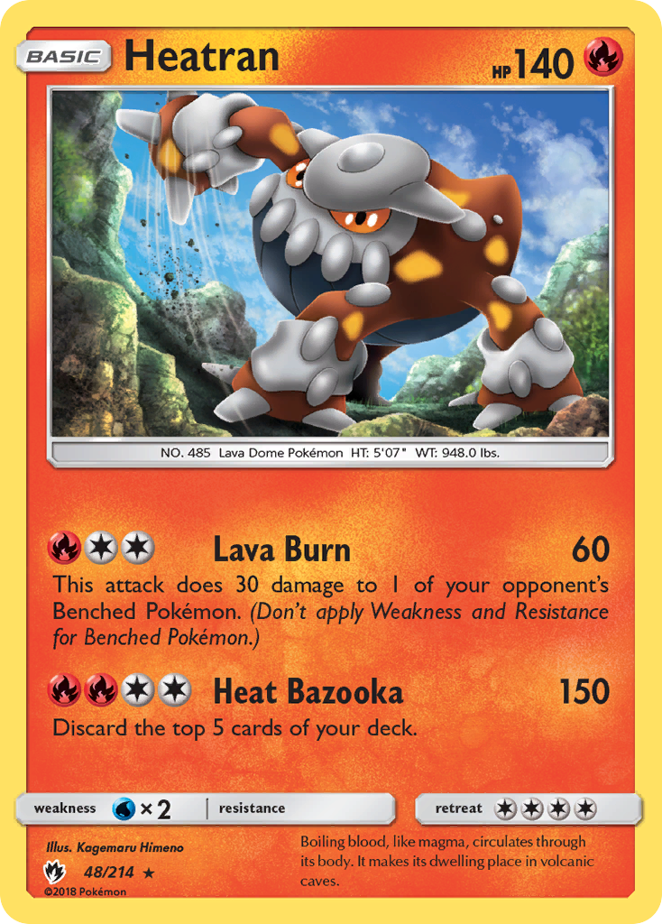 Heatran (48/214) [Sun & Moon: Lost Thunder] | Exor Games Dartmouth