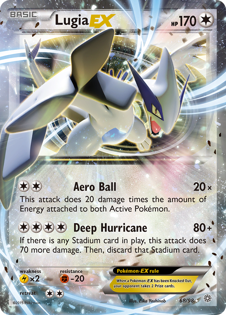 Lugia EX (68/98) [XY: Ancient Origins] | Exor Games Dartmouth