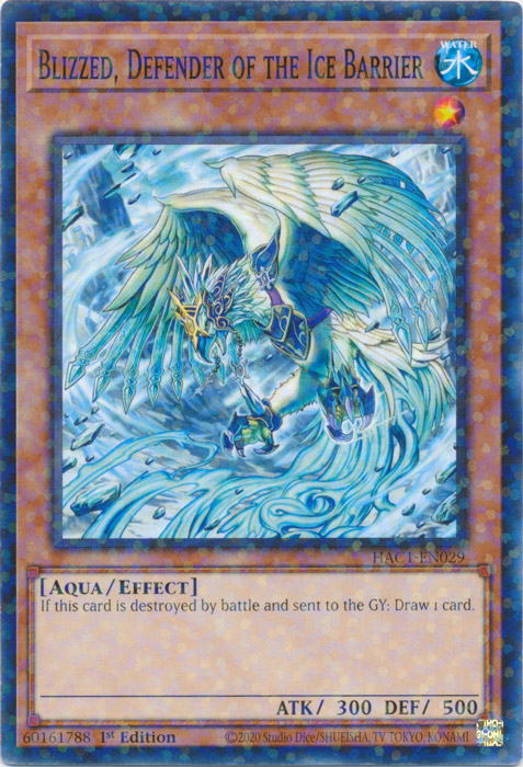 Blizzed, Defender of the Ice Barrier (Duel Terminal) [HAC1-EN029] Common | Exor Games Dartmouth