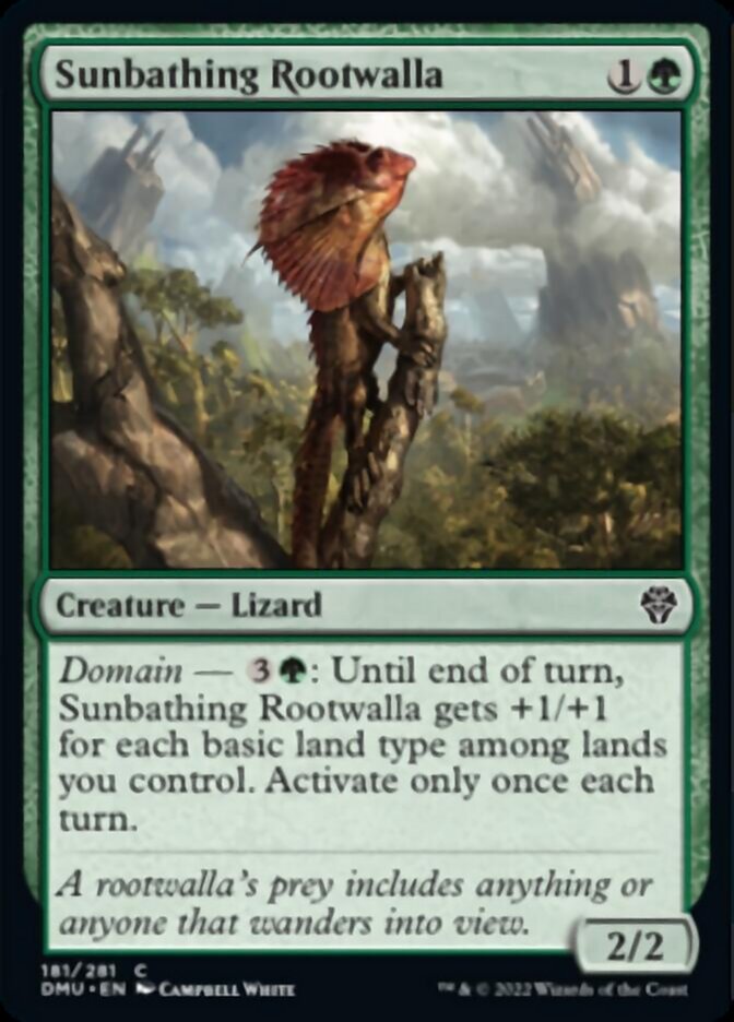 Sunbathing Rootwalla [Dominaria United] | Exor Games Dartmouth