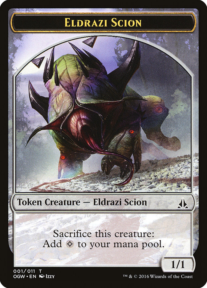 Eldrazi Scion (001/011) [Oath of the Gatewatch Tokens] | Exor Games Dartmouth