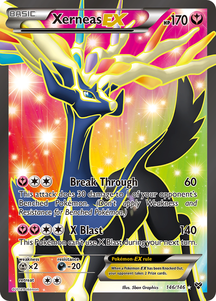 Xerneas EX (146/146) [XY: Base Set] | Exor Games Dartmouth