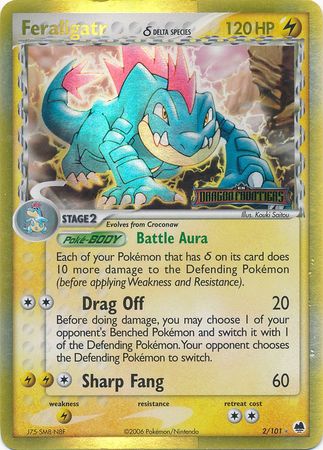 Feraligatr (2/101) (Delta Species) (Stamped) [EX: Dragon Frontiers] | Exor Games Dartmouth