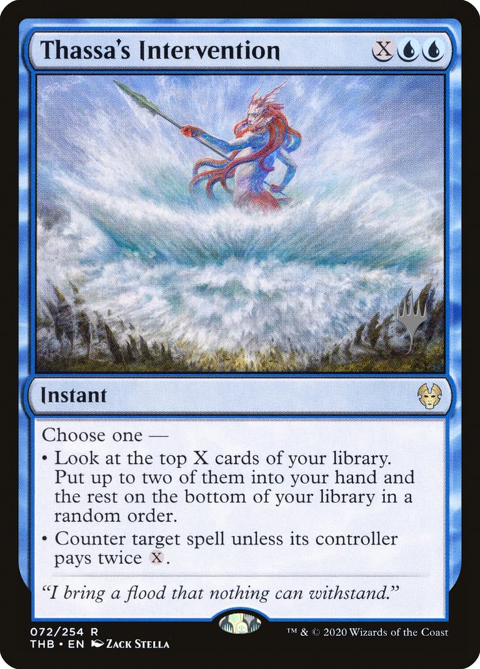 Thassa's Intervention (Promo Pack) [Theros Beyond Death Promos] | Exor Games Dartmouth