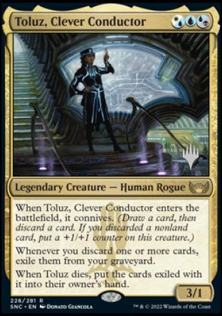 Toluz, Clever Conductor (Promo Pack) [Streets of New Capenna Promos] | Exor Games Dartmouth