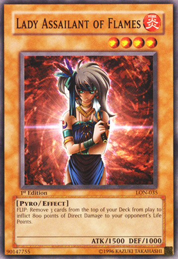 Lady Assailant of Flames [LON-035] Common | Exor Games Dartmouth