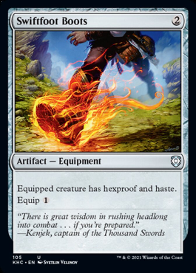 Swiftfoot Boots [Kaldheim Commander] | Exor Games Dartmouth