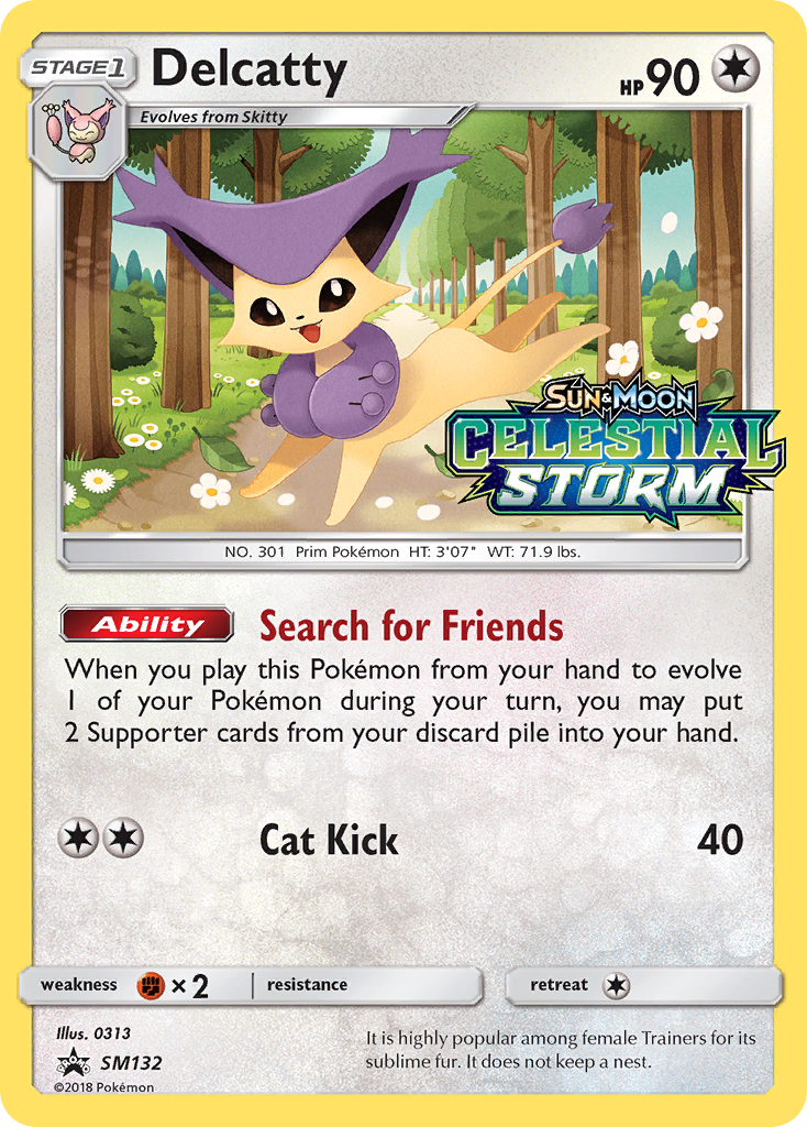 Delcatty (SM132) [Sun & Moon: Black Star Promos] | Exor Games Dartmouth