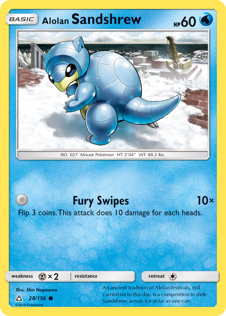 Alolan Sandshrew (28/156) [Sun & Moon: Ultra Prism] | Exor Games Dartmouth