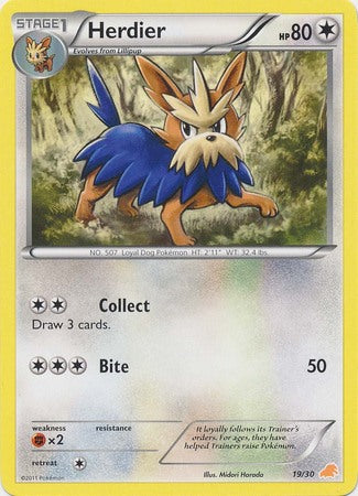 Herdier (19/30) [Black & White: Trainer Kit - Excadrill] | Exor Games Dartmouth