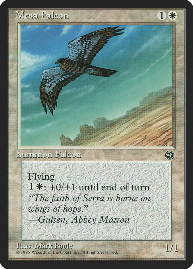 Mesa Falcon (Gulsen Flavor Text) [Homelands] | Exor Games Dartmouth