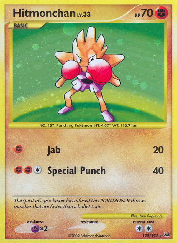 Hitmonchan (129/127) [Platinum: Base Set] | Exor Games Dartmouth