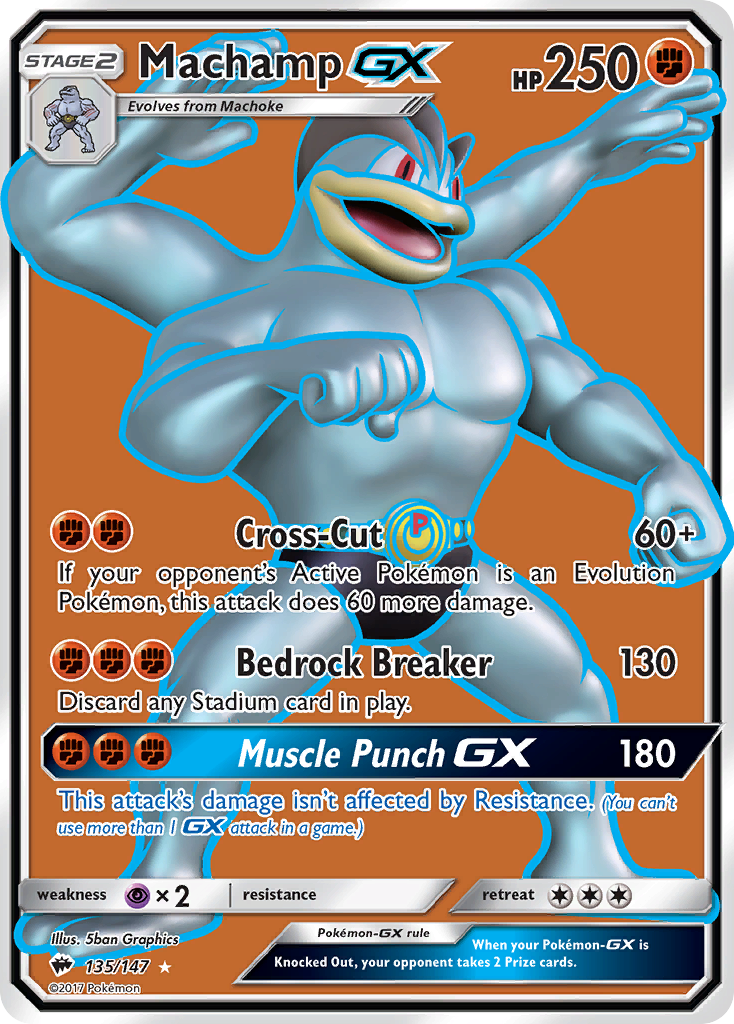 Machamp GX (135/147) [Sun & Moon: Burning Shadows] | Exor Games Dartmouth