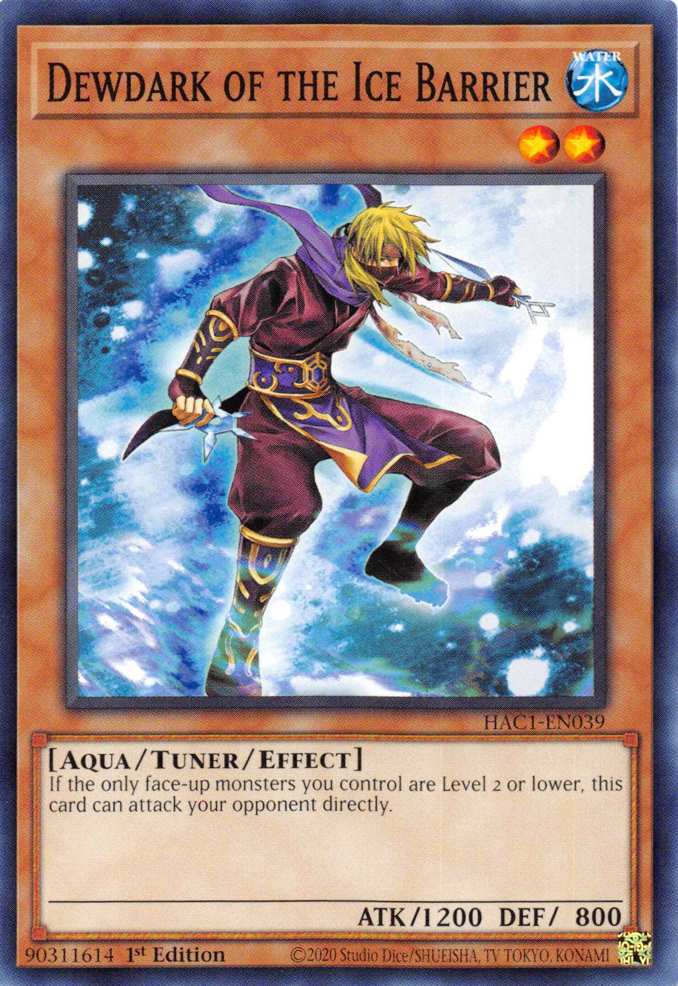 Dewdark of the Ice Barrier [HAC1-EN039] Common | Exor Games Dartmouth