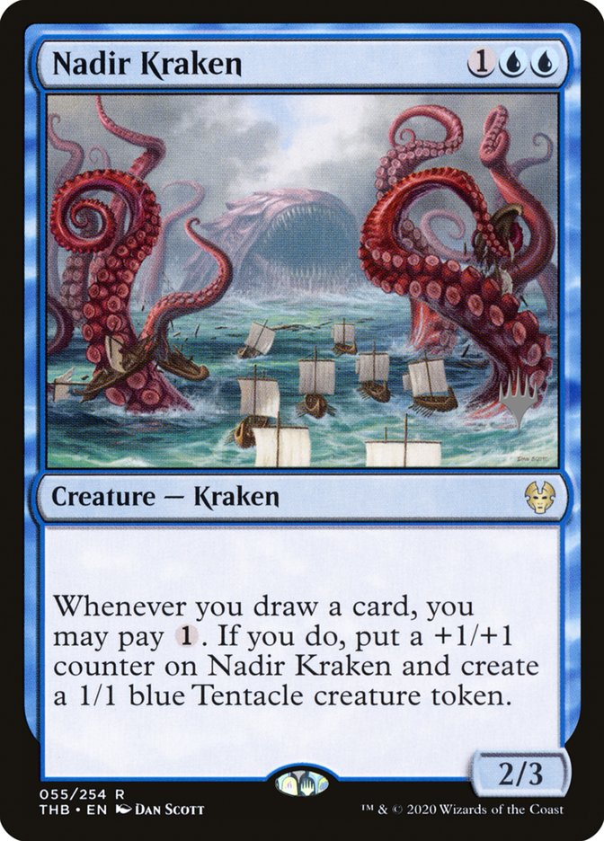 Nadir Kraken (Promo Pack) [Theros Beyond Death Promos] | Exor Games Dartmouth