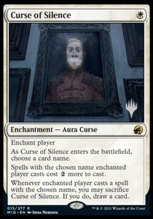 Curse of Silence (Promo Pack) [Innistrad: Midnight Hunt Promos] | Exor Games Dartmouth