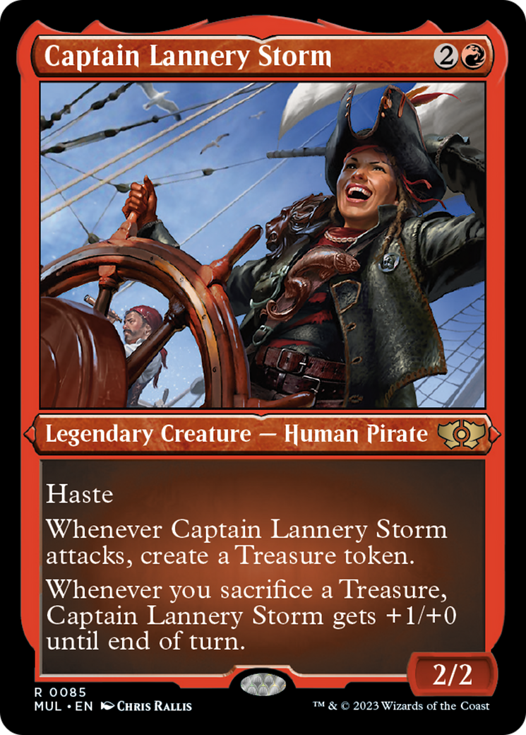 Captain Lannery Storm (Foil Etched) [Multiverse Legends] | Exor Games Dartmouth