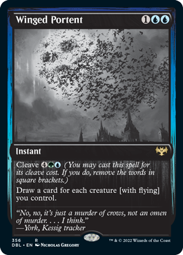 Winged Portent [Innistrad: Double Feature] | Exor Games Dartmouth