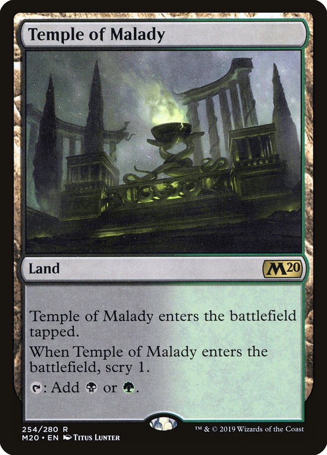 Temple of Malady [Core Set 2020] | Exor Games Dartmouth