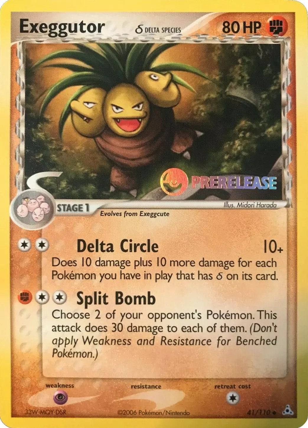 Exeggutor (41/110) (Prerelease) [EX: Holon Phantoms] | Exor Games Dartmouth