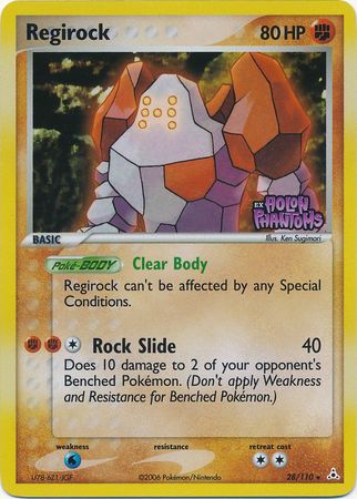 Regirock (28/110) (Stamped) [EX: Holon Phantoms] | Exor Games Dartmouth