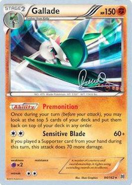 Gallade (84/162) (Infinite Force - Diego Cassiraga) [World Championships 2017] | Exor Games Dartmouth