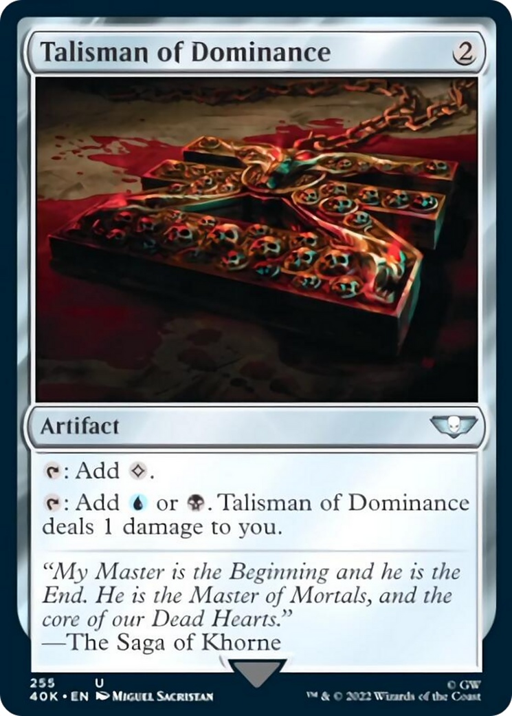 Talisman of Dominance (255) [Universes Beyond: Warhammer 40,000] | Exor Games Dartmouth