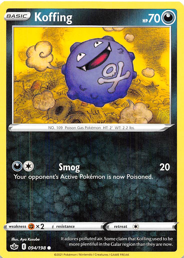 Koffing (094/198) [Sword & Shield: Chilling Reign] | Exor Games Dartmouth