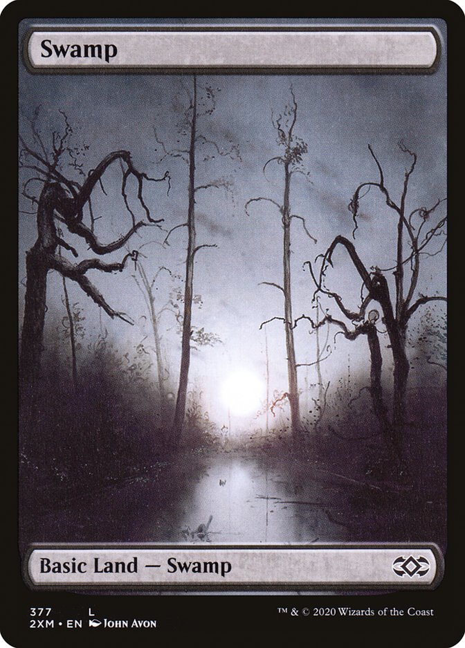 Swamp (377) [Double Masters] | Exor Games Dartmouth