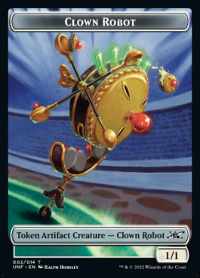 Clown Robot (002) Token [Unfinity Tokens] | Exor Games Dartmouth