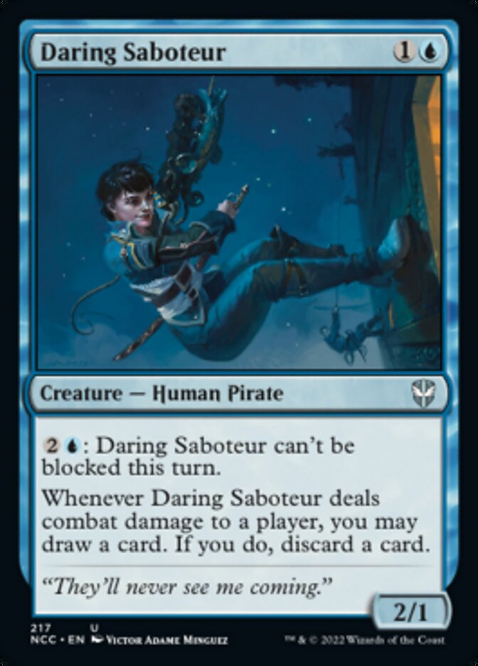 Daring Saboteur [Streets of New Capenna Commander] | Exor Games Dartmouth