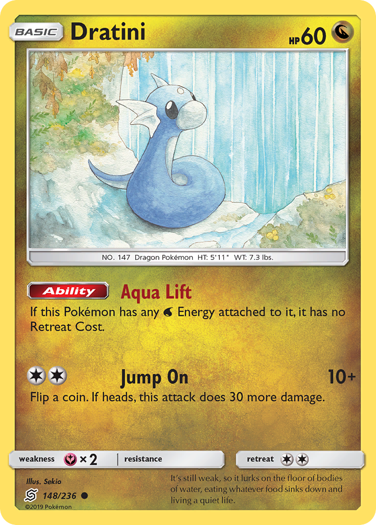 Dratini (148/236) [Sun & Moon: Unified Minds] | Exor Games Dartmouth