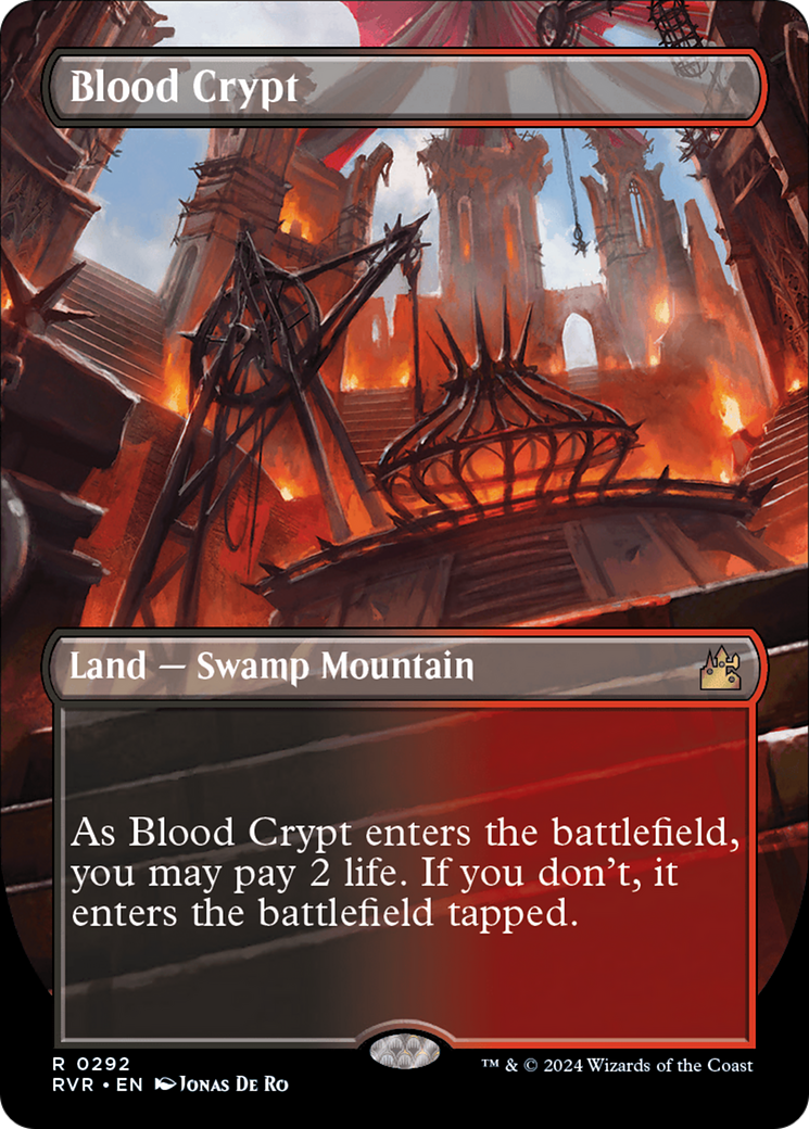 Blood Crypt (Borderless) [Ravnica Remastered] | Exor Games Dartmouth