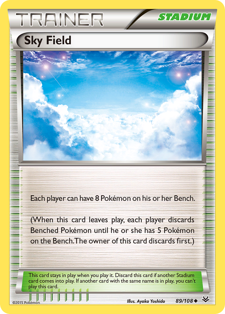 Sky Field (89/108) [XY: Roaring Skies] | Exor Games Dartmouth