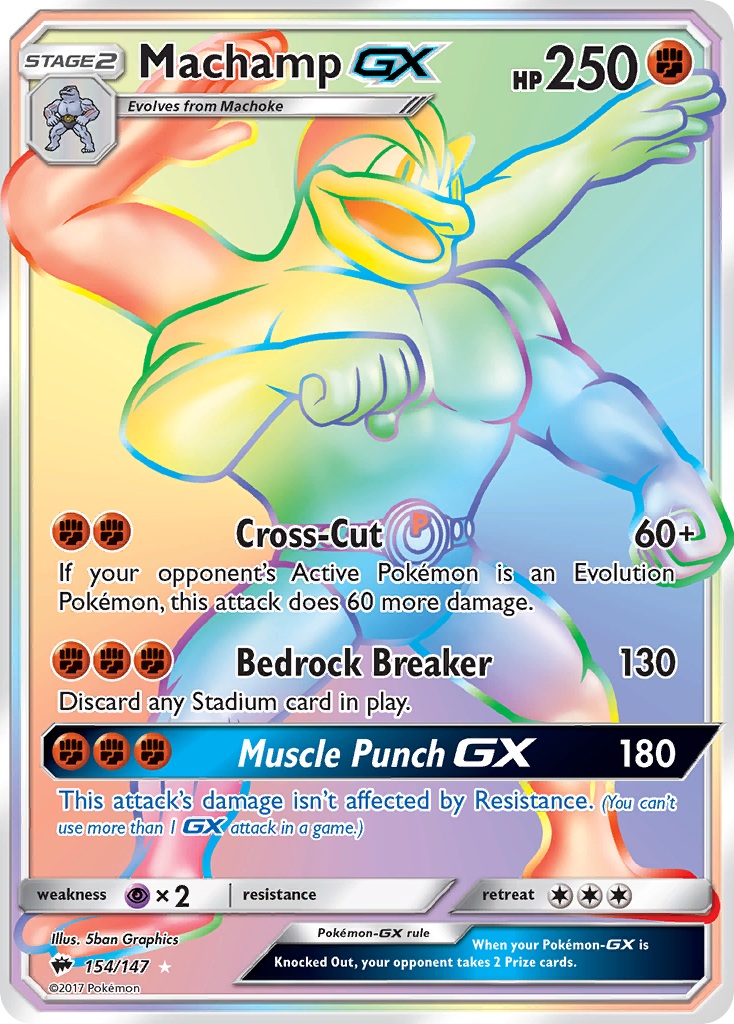 Machamp GX (154/147) [Sun & Moon: Burning Shadows] | Exor Games Dartmouth