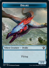 Drake // Elemental (002) Token [Commander 2021 Tokens] | Exor Games Dartmouth