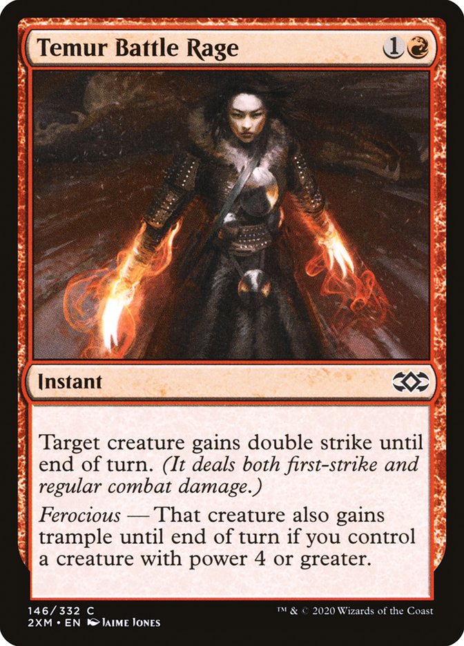 Temur Battle Rage [Double Masters] | Exor Games Dartmouth