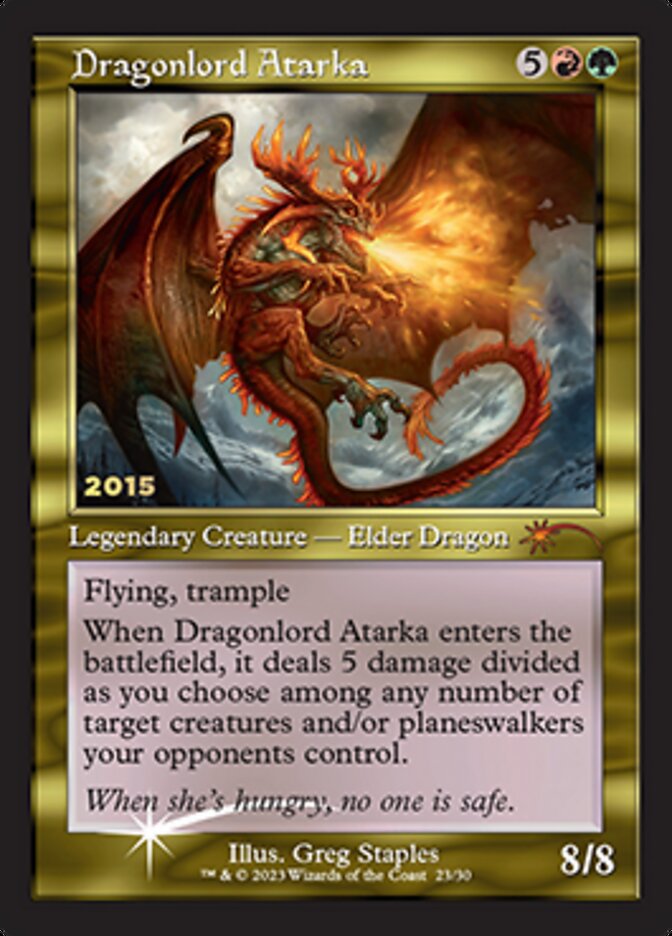 Dragonlord Atarka [30th Anniversary Promos] | Exor Games Dartmouth