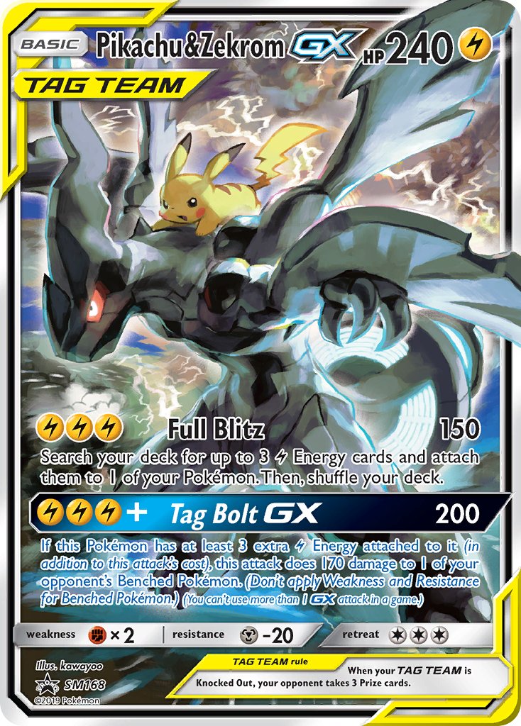 Pikachu & Zekrom GX (SM168) [Sun & Moon: Black Star Promos] | Exor Games Dartmouth