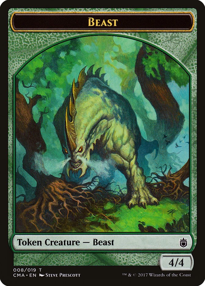 Beast (008/019) [Commander Anthology Tokens] | Exor Games Dartmouth