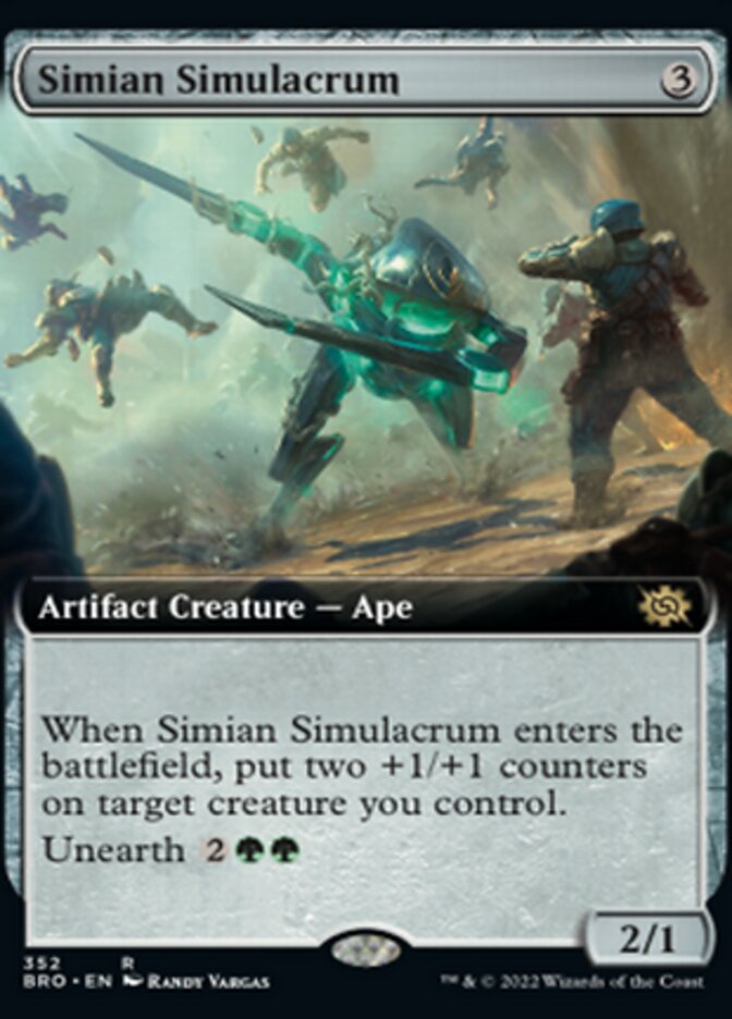 Simian Simulacrum (Extended Art) [The Brothers' War] | Exor Games Dartmouth