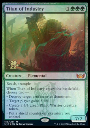 Titan of Industry [Streets of New Capenna Prerelease Promos] | Exor Games Dartmouth