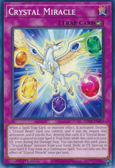 Crystal Miracle [SDCB-EN033] Common | Exor Games Dartmouth