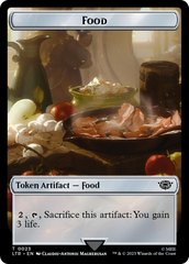 Human Soldier (0014) // Food (0023) Double-Sided Token (Surge Foil) [The Lord of the Rings: Tales of Middle-Earth Tokens] | Exor Games Dartmouth