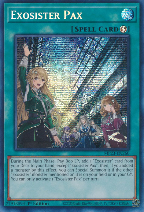 Exosister Pax [MP23-EN260] Prismatic Secret Rare | Exor Games Dartmouth