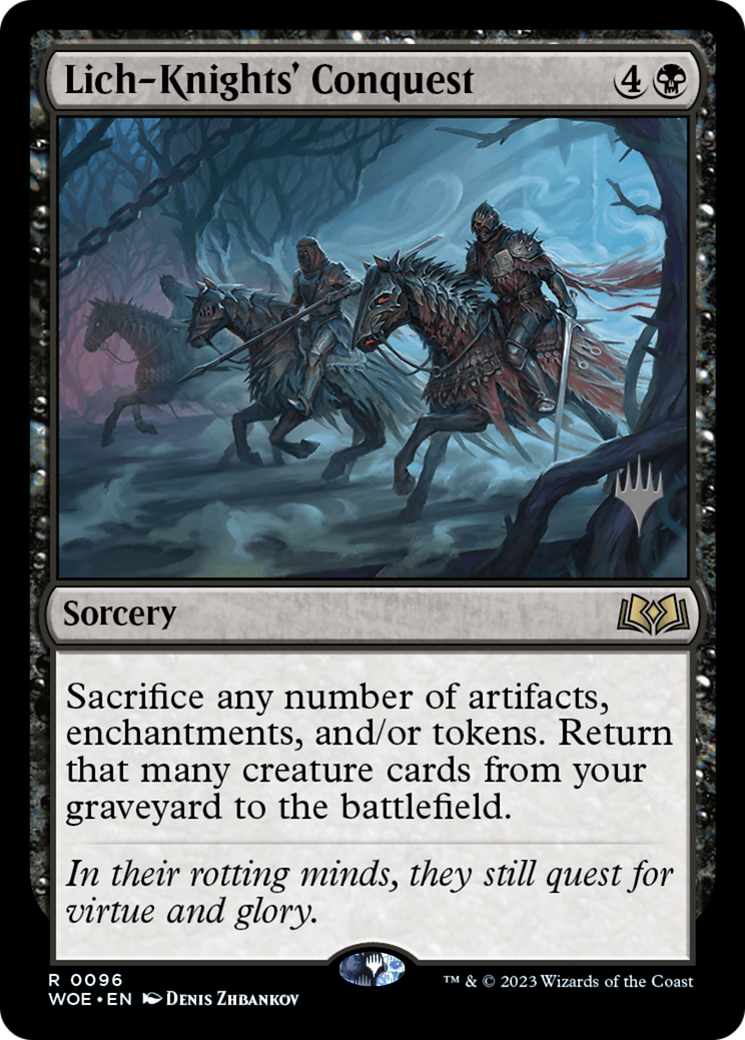 Lich-Knights' Conquest (Promo Pack) [Wilds of Eldraine Promos] | Exor Games Dartmouth