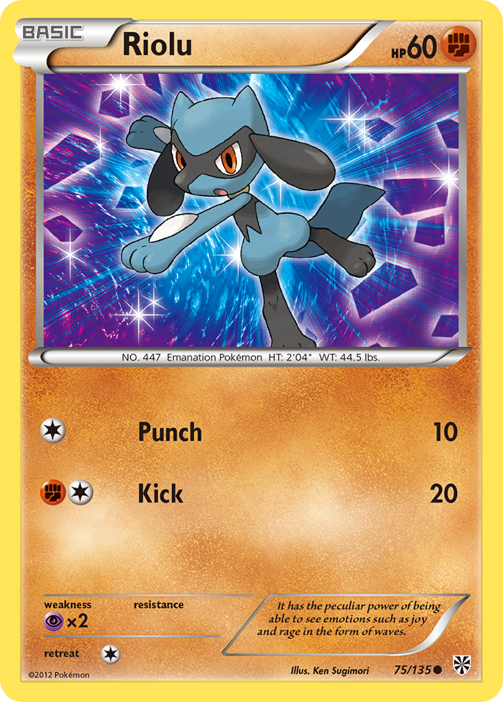 Riolu (75/135) [Black & White: Plasma Storm] | Exor Games Dartmouth