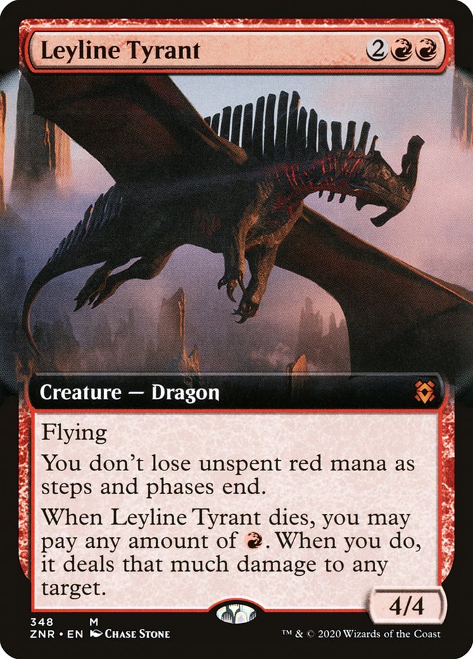 Leyline Tyrant (Extended Art) [Zendikar Rising] | Exor Games Dartmouth